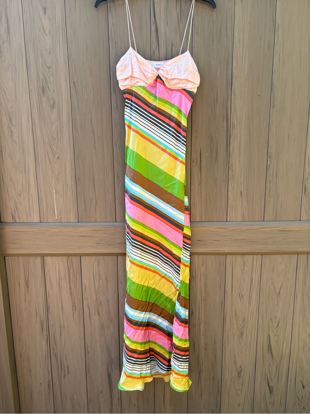 S/W/F BOUTIQUE Ruched Bra Slip In Multi - Picture 3 of 7